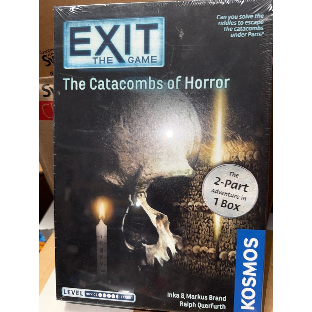 KOSMOS Exit The Game The Catacombs of Horror 2-Part Expert Escape Room New Seale